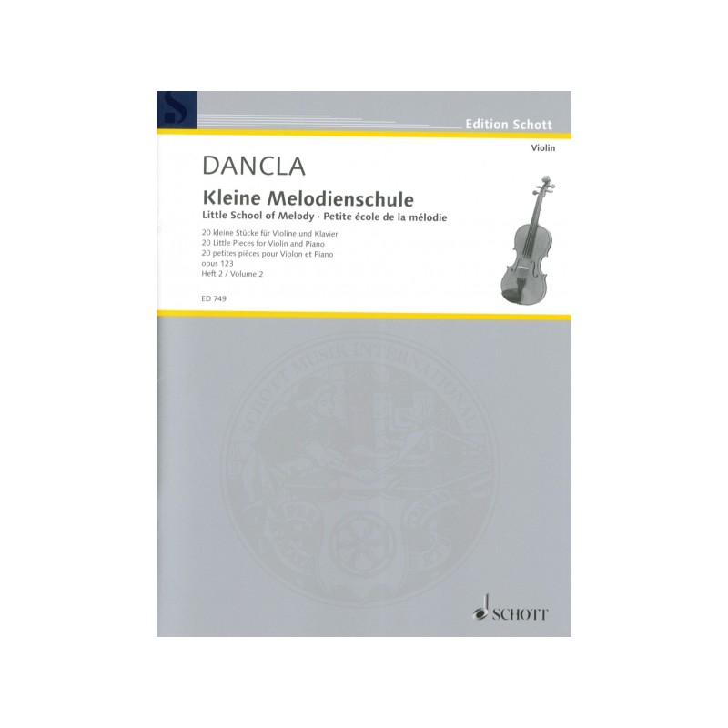 KLEINE MELODIEN-SCHULE OP.123 VOL.2