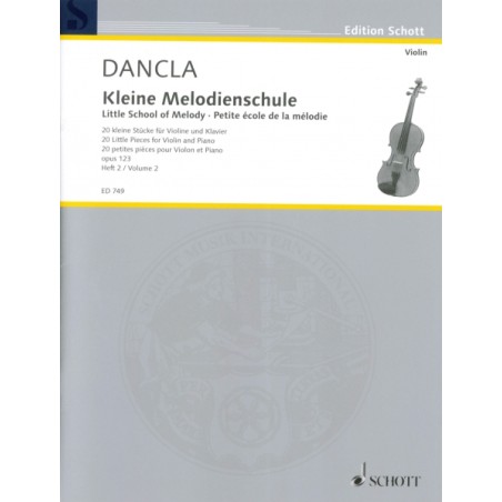 KLEINE MELODIEN-SCHULE OP.123 VOL.2