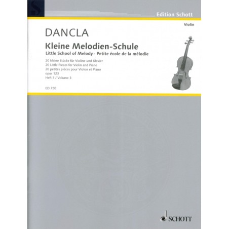 KLEINE MELODIEN-SCHULE OP.123 VOL.3