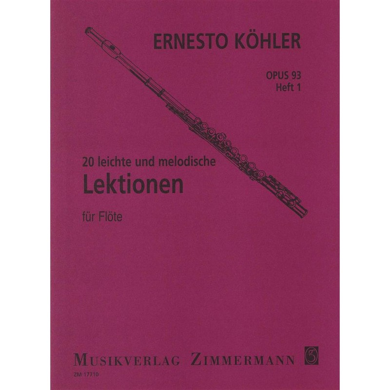 20 LEICHTE UND MELODISCHE LEKTIONEN OP.93 HEFT 1