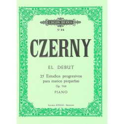 EL DEBUT, 25 EST.PARA MANOS PEQUEÑAS OP.748