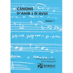 CANONS D'AHIR I D'AVUI VOL.1