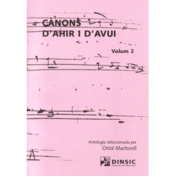 CANONS D'AHIR I D'AVUI VOL.2