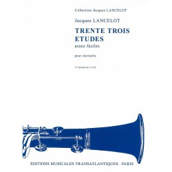 33 ETUDES ASSEZ FACILES VOL 1