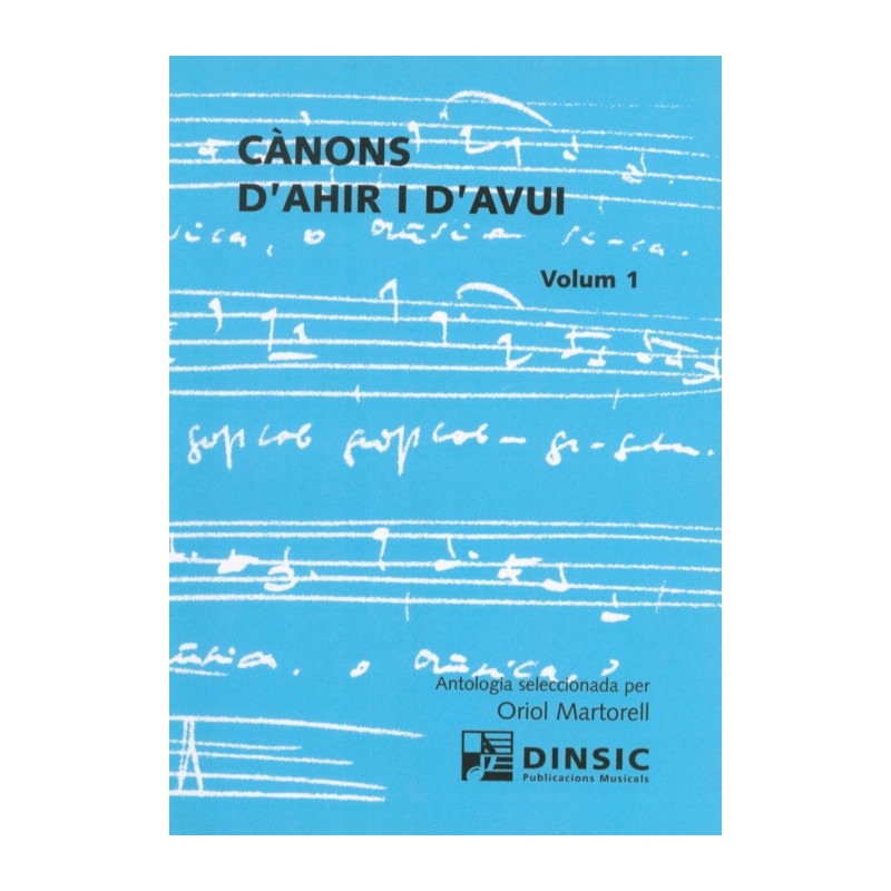 CANONS D'AHIR I D'AVUI VOL.1