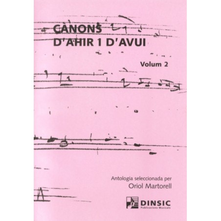 CANONS D'AHIR I D'AVUI VOL.2