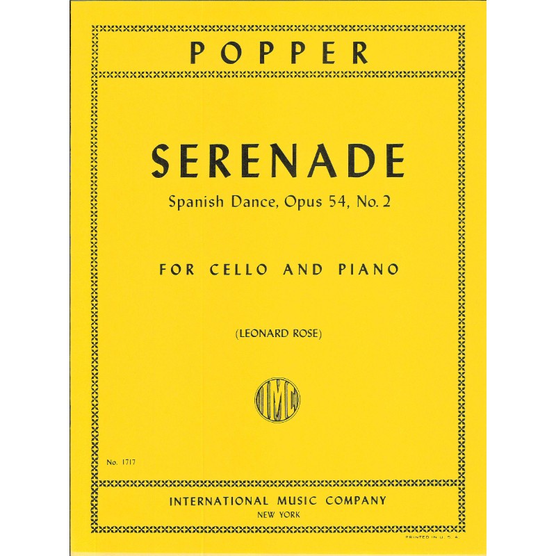 Serenade. Spanish Dance op.54/2