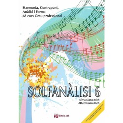 Solfanalisi 6 (llibre + quadern d'exercicis)
