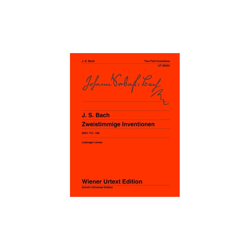 ZWEISTIMMIGE INVENTIONEN BWV.772-786