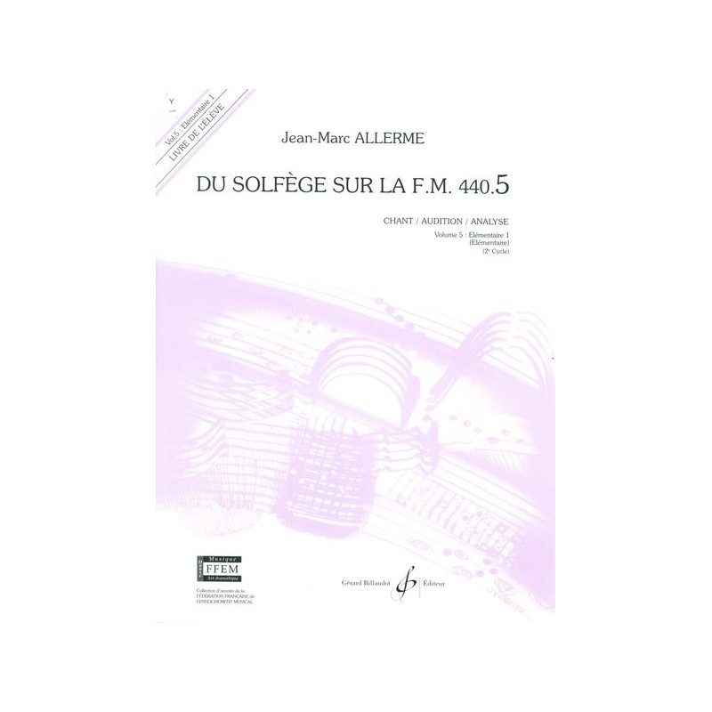 DU SOLFEGE SUR LA FM 440.5 (ELEMENT) AUD-ANAL