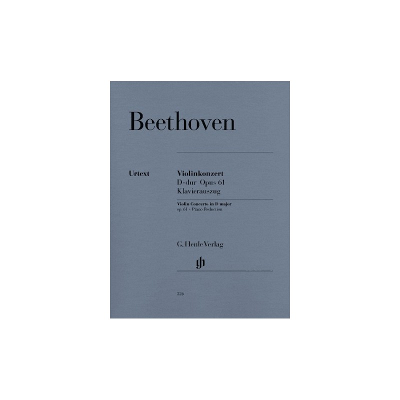KONZERT FÜR VIOLIN D DUR OP 61