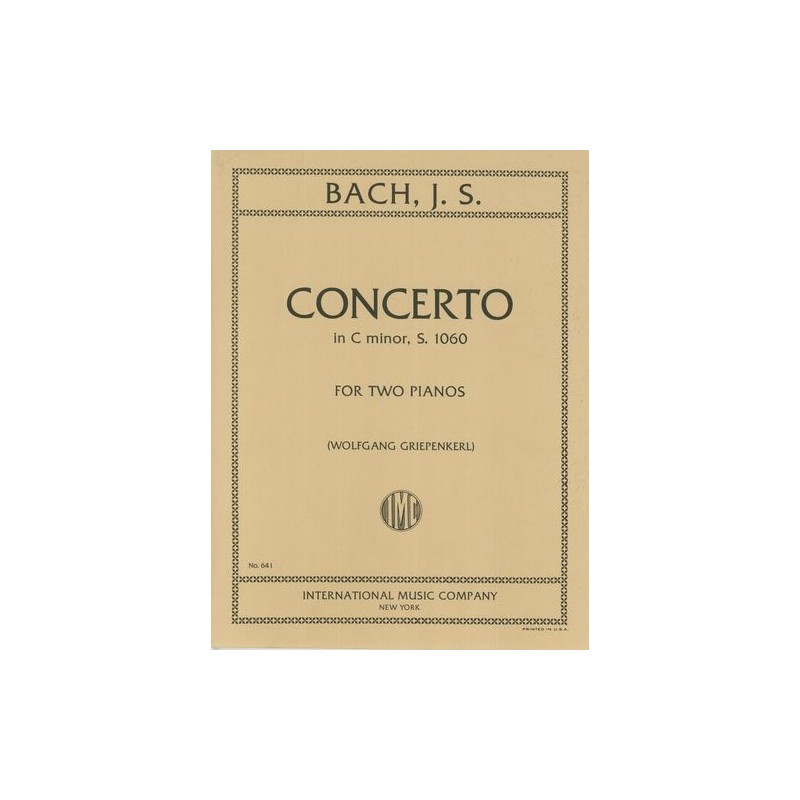 CONCERTO C-MINOR S.1060