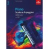 Piano Scales & Arpeggios ABRSM Grade 2 from 2021