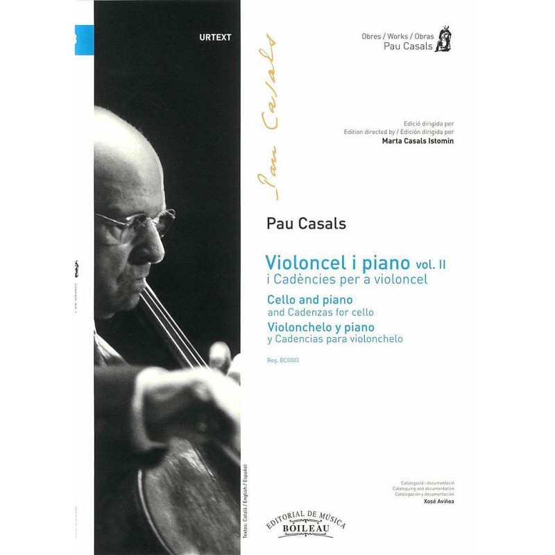 VIOLONCEL I PIANO VOL.II I CADENCIES PER VIOLONCEL