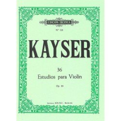 36 ESTUDIOS PARA VIOLÍN