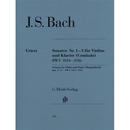 SONATEN 1-3 H-A-E BWV 1014-1016