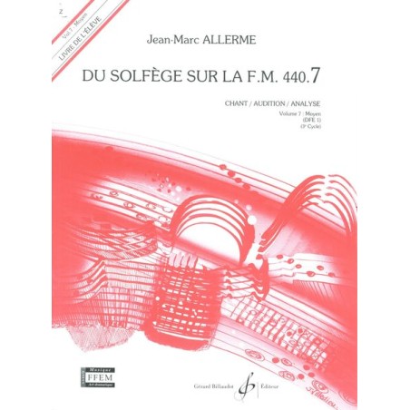 DU SOLFEGE SUR LA FM.440.7 (CHANT/AUDITION/ANALYSE)