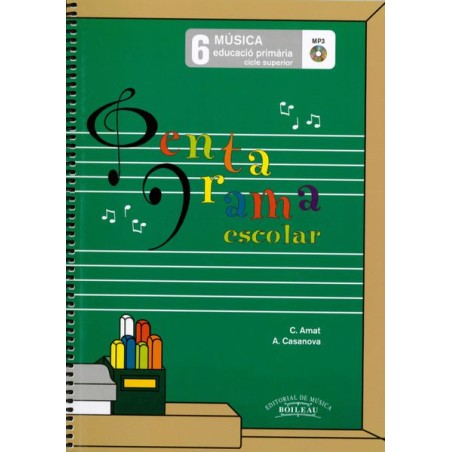 PENTAGRAMA ESCOLAR MUSICA 6