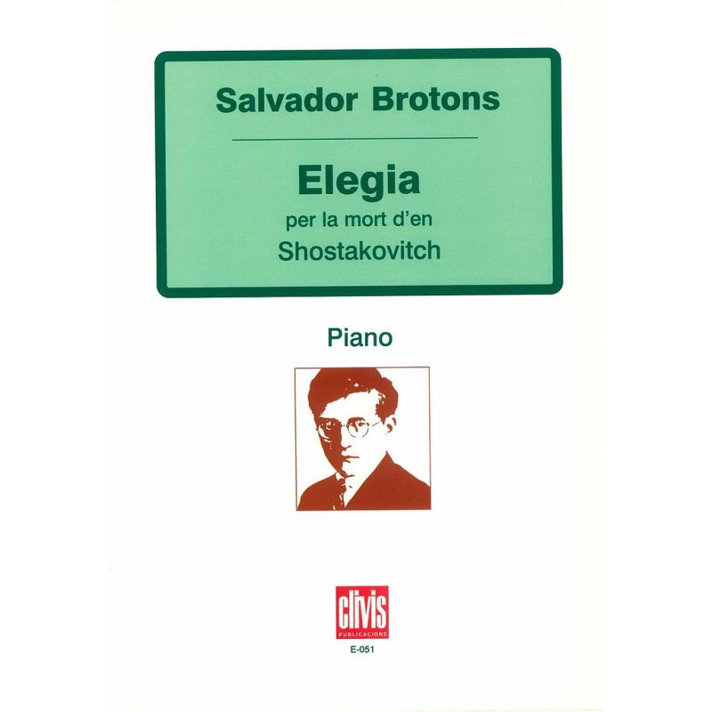 ELEGIA PER LA MORT D'EN SHOSTAKOVITCH