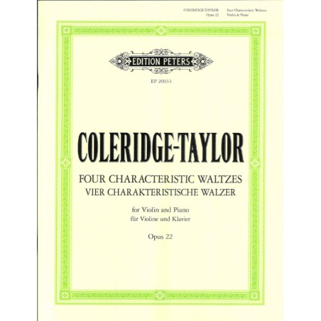 Four Characteristic Waltzes op.22