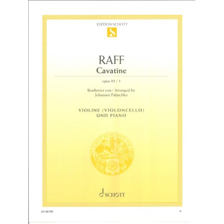 Cavatine op.85/3