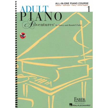 ADULT PIANO ADVENTURES ALL-IN-ONE LESSON BOOK 1