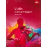 VIOLIN SCALES & ARPEGGIOS (FROM 2012) GRADE 1