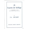 25 Leçons de Solfege (sol-fa)