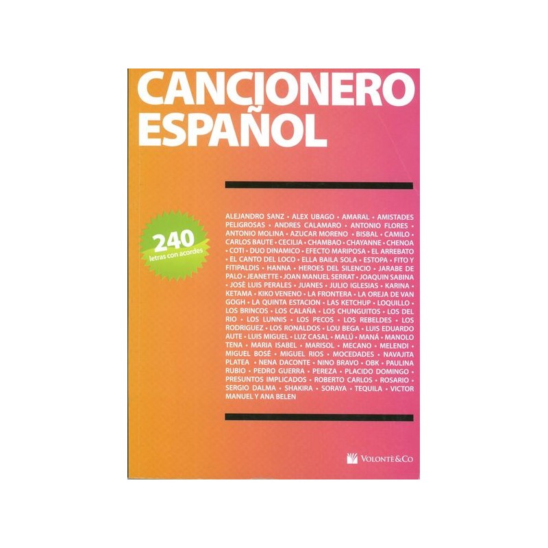 CANCIONERO ESPAÑOL