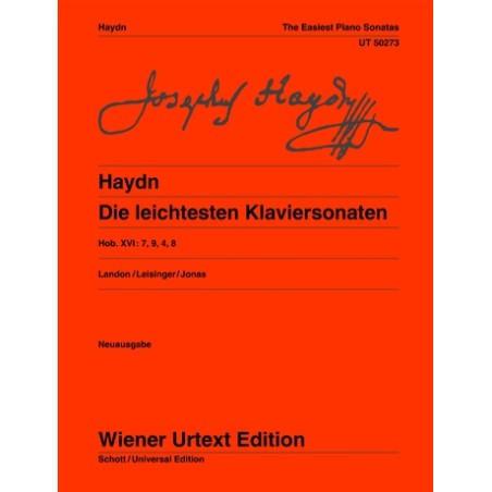 DIE LEICHTESTEN KLAVIERSONATEN HOB.XVI:7,9,4,8