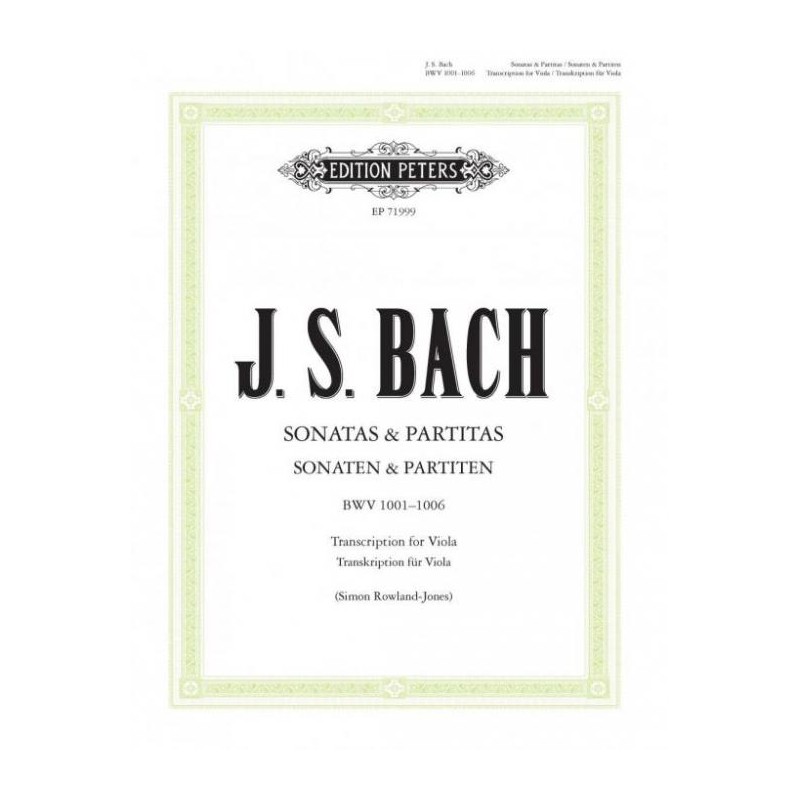 SONATAS & PARTITAS BWV.1001-1006