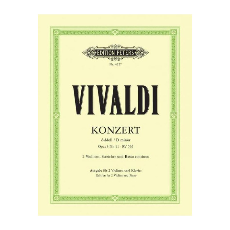 CONCERTO GROSSO D MIN OP 3 Nº11