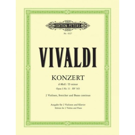 CONCERTO GROSSO D MIN OP 3 Nº11