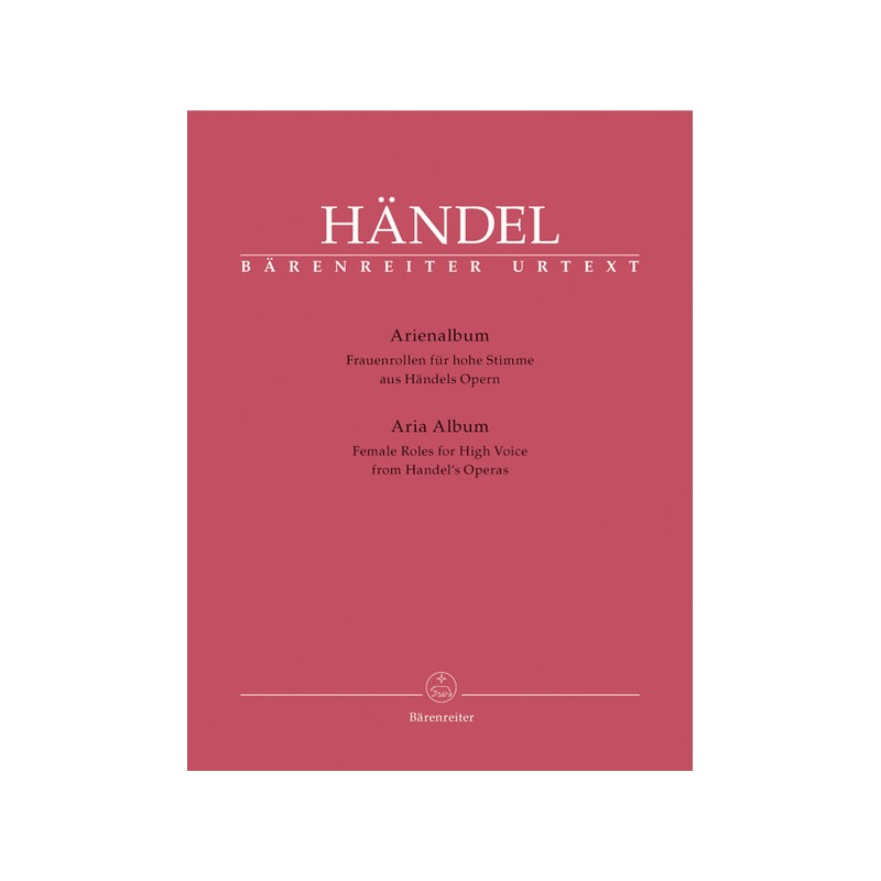 ARIA ALBUM FROM HANDEL OPERAS (HIGH VOICE)