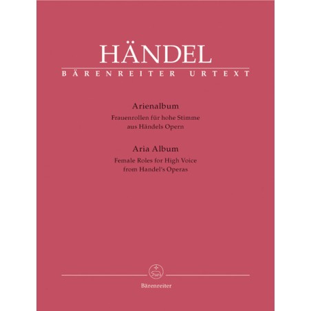 ARIA ALBUM FROM HANDEL OPERAS (HIGH VOICE)