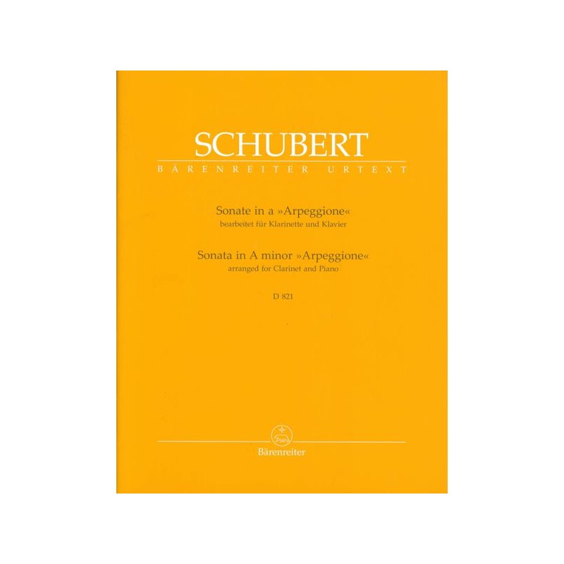 SONATA IN A-MINOR "ARPEGGIONE" D.821