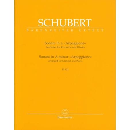 SONATA IN A-MINOR "ARPEGGIONE" D.821