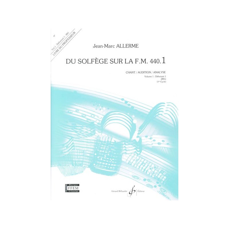 DU SOLFEGE SUR LA FM.440.1 (CHANT/AUDI/ANAL) PROFE