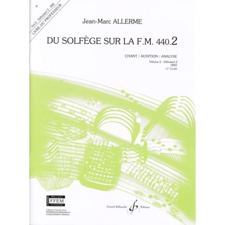 DU SOLFEGE SUR LA FM.440.2 (CHANT/AUD/ANAL) PROFE