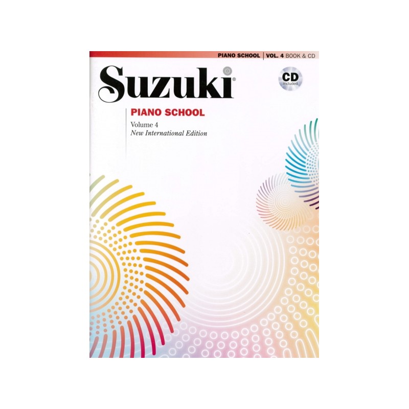 SUZUKI PIANO SCHOOL VOL.4 + CD