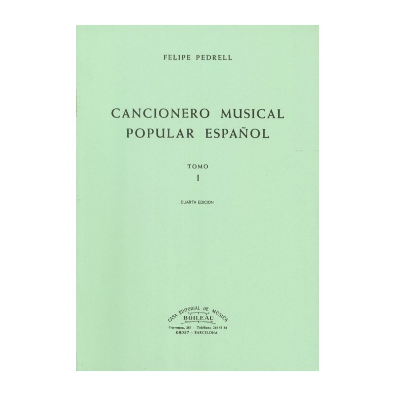 CANCIONERO MUSICAL POPULAR ESPAÑOL 1