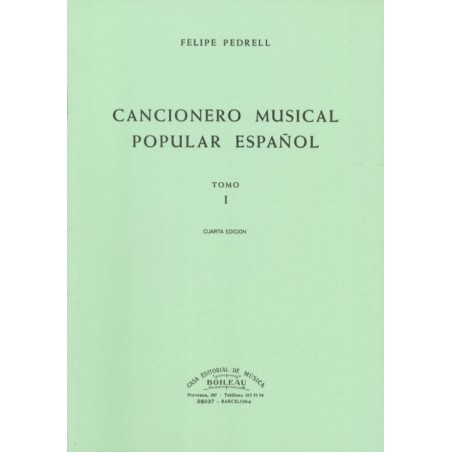 CANCIONERO MUSICAL POPULAR ESPAÑOL 1