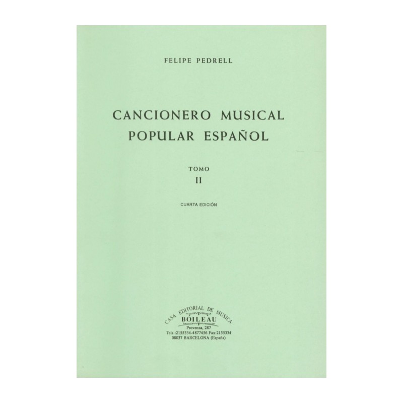 CANCIONERO MUSICAL POPULAR ESPAÑOL 2