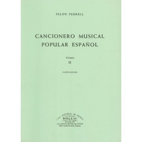 CANCIONERO MUSICAL POPULAR ESPAÑOL 2