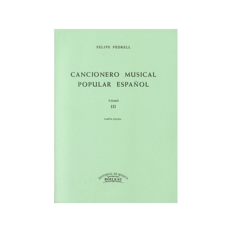 CANCIONERO MUSICAL POPULAR ESPAÑOL 3