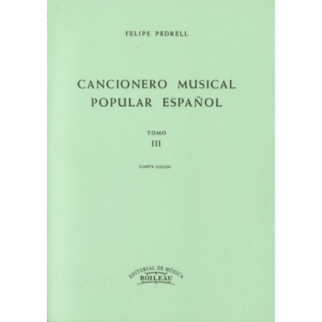 CANCIONERO MUSICAL POPULAR ESPAÑOL 3
