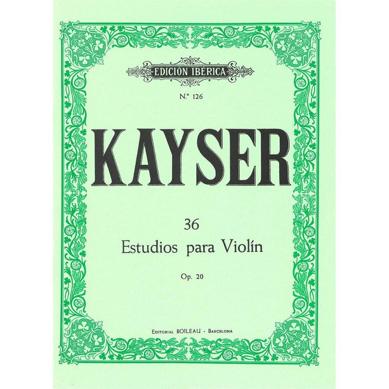 36 ESTUDIOS PARA VIOLÍN