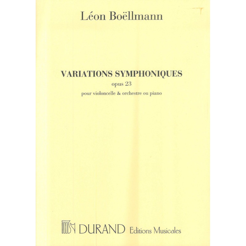 Variations symphoniques op.23