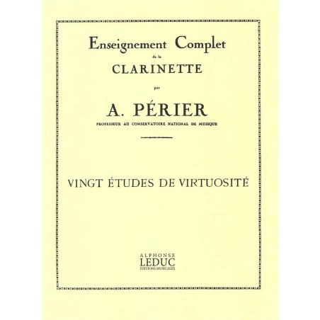 20 ETUDES VIRTUOSITE