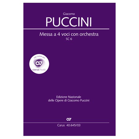 MESSA A 4 VOCI CON ORCHESTRA SC.6